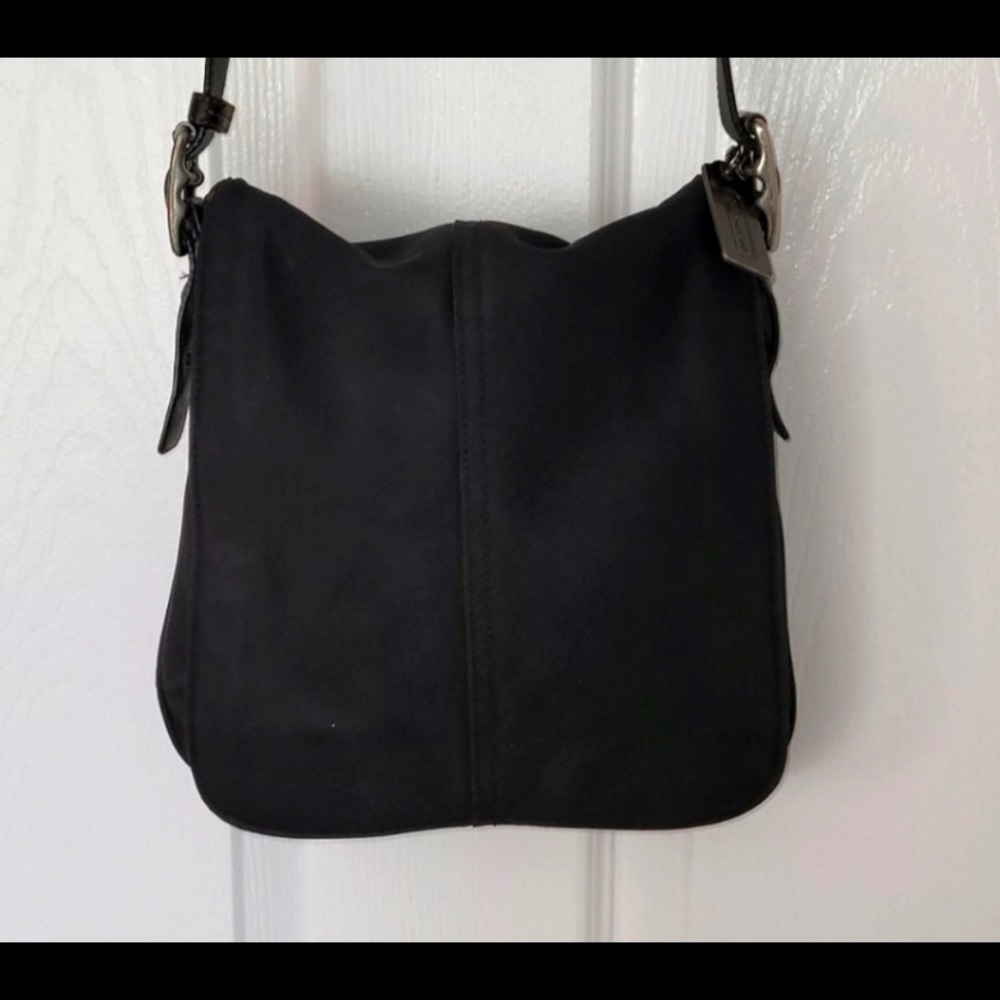 Coach black nylon/leather messenger bag #6253 - Picture 7 of 7